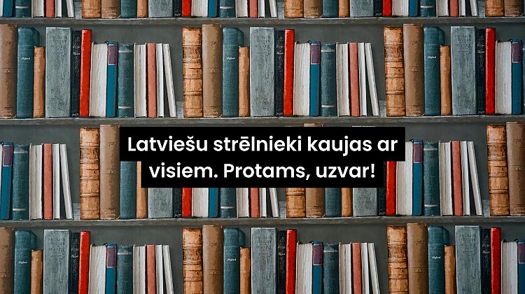 Vari atpazīt latviešu literatūras darbus, ja dots tikai īss apraksts?