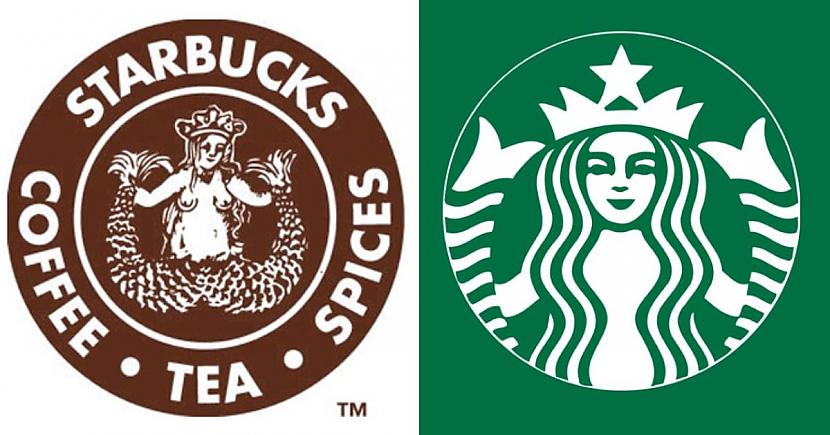 Starbucks logotips 1971 un... Autors: Zibenzellis69 17 pirmie pasaulslavenu zīmolu logotipi, kuru sākotnējais dizains jūs pārsteigs