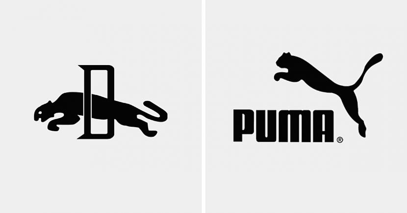 Puma zīmola logotips 1948 un... Autors: Zibenzellis69 17 pirmie pasaulslavenu zīmolu logotipi, kuru sākotnējais dizains jūs pārsteigs