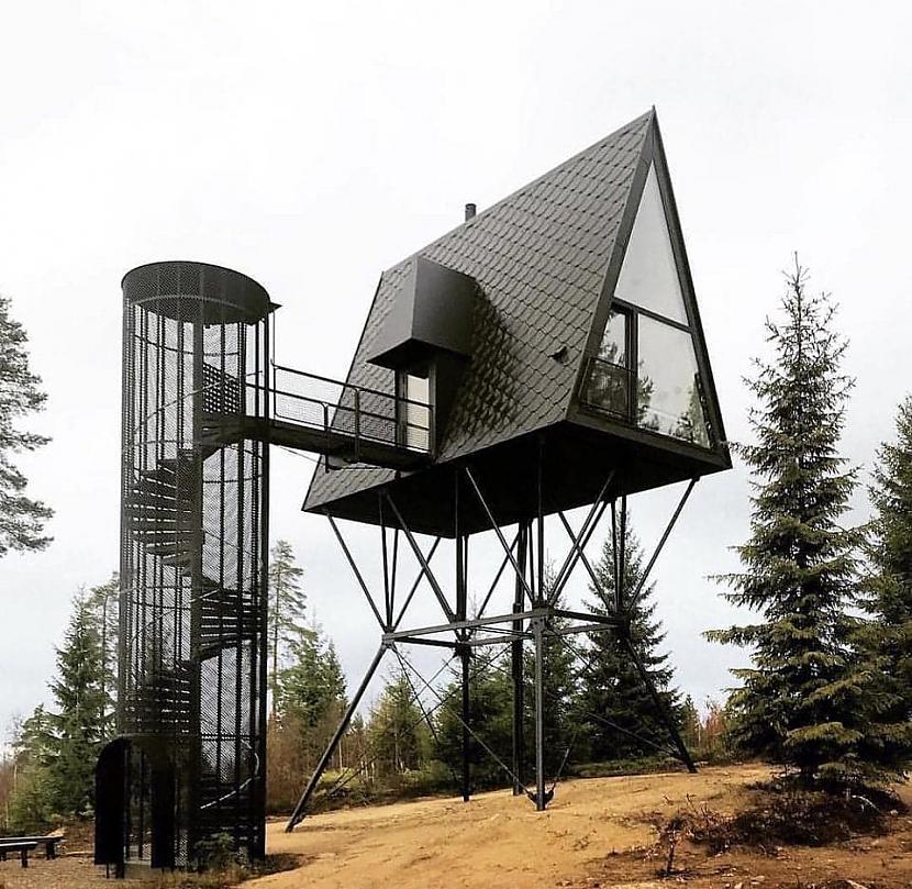 Kaut kur starp Norvēģijas... Autors: Zibenzellis69 Arhitekti izveidoja pārsteidzošas mājas, bet vai tādās kāds vēlēsies dzīvot