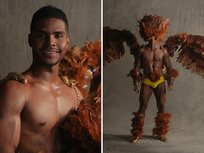 Panama Autors: Zibenzellis69 Vīriešu skaistums: 17 koši ''tautastērpi'' no konkursa Mister Global 2022
