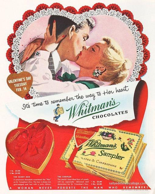 50 gadu scaronokolādes reklāma... Autors: Zibenzellis69 Graciozi un absurdi: 10 retro reklāmu piemēri pazīstamiem produktiem