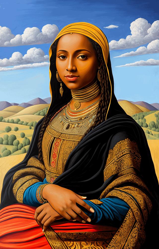 Ēģipte Autors: Zibenzellis69 Mona Liza, ja tā būtu gleznota nevis Itālijā, bet citās valstīs. (Neuromaster)