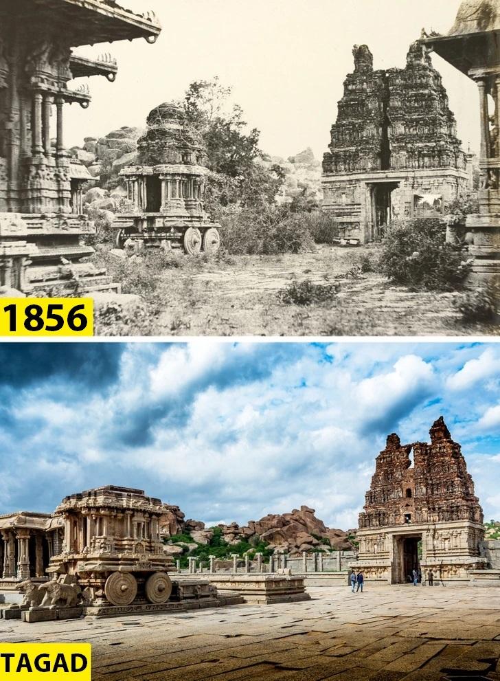 Hampi Vijayanagara rajons... Autors: Lestets Bildes, kas parāda, kā ir mainījusies pasaule