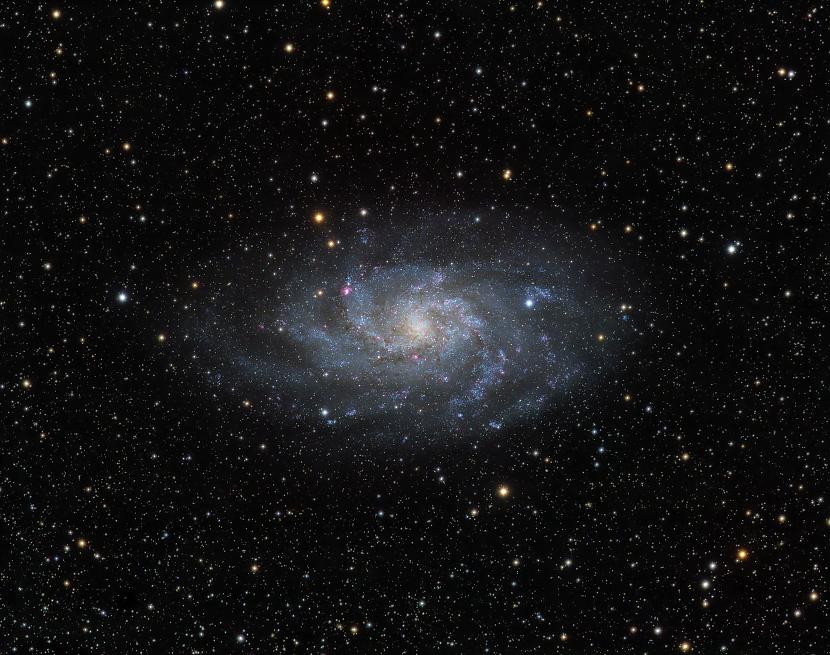 Triangula galaktika LRGB bilde... Autors: peleks Manas visuma bildes 2023.gads