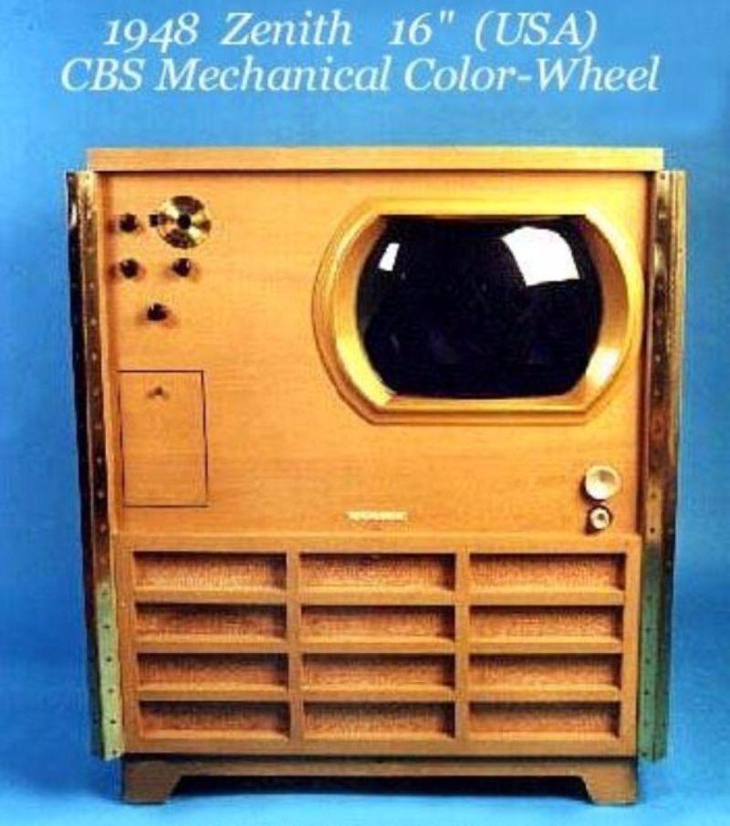 Zenith CBS Mechanical Color... Autors: Zibenzellis69 Satriecoši retro televizoru dizaini: netradicionāls skaistums