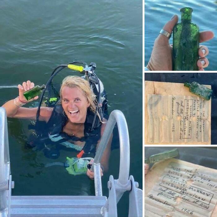 Kāda sieviete zem ūdens atrada... Autors: Zibenzellis69 37 brīnišķīgi atradumi, ar ko cilvēki ir dalijušies internetā