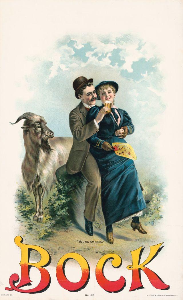 Young America Bock no 1893... Autors: Zibenzellis69 Alus reklāmas plakāti no 19. gadsimta