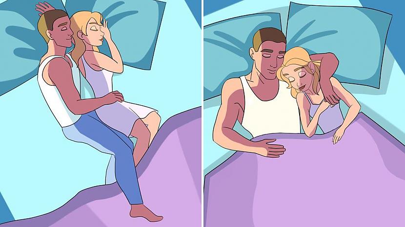 Kādā pozā guļat jūs Autors: Lestets Ko tas, kā tu guli, atklāj par tavām attiecībām?