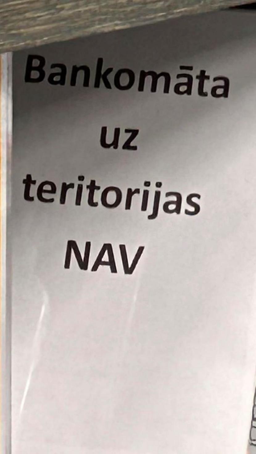 Atvaļinājumā aizgājis Autors: Zuzene Zene Kaut ko šitādu var atrast tikai Latvijā