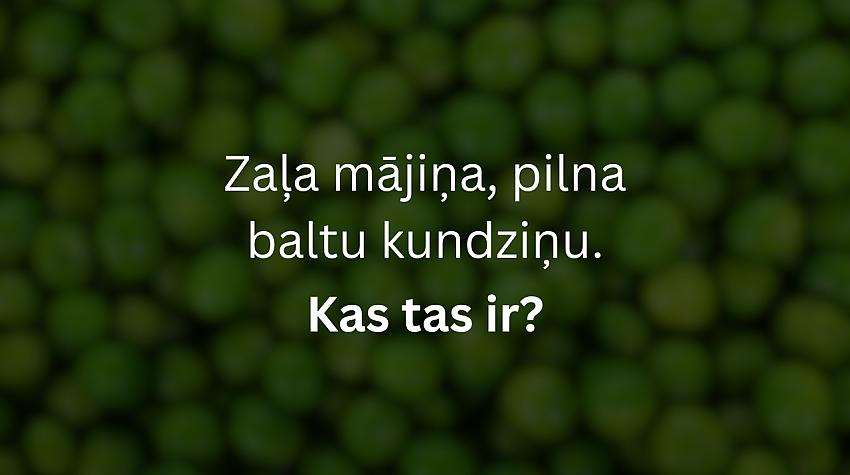 Tests: Vari atminēt 8 latviešu tautas mīklas par ēdienu?