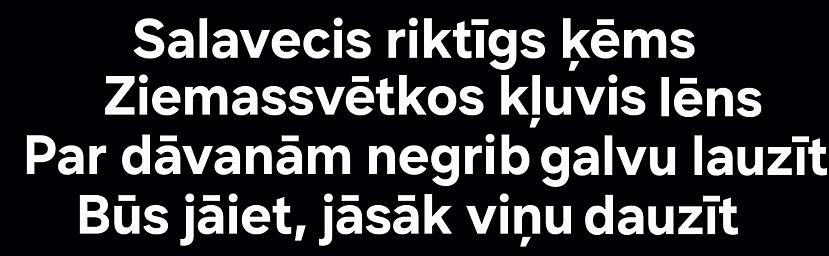  Autors: Kaķītis čigāns Smieklīgie pantiņi par Ziemassvētkiem!!2024. Gads. 3. Daļa!