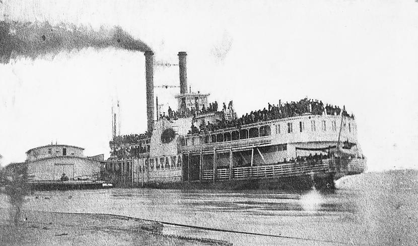 Scaronī ir vienīgā zināmā... Autors: Kapteinis Cerība Katastrofa uz SS Sultana