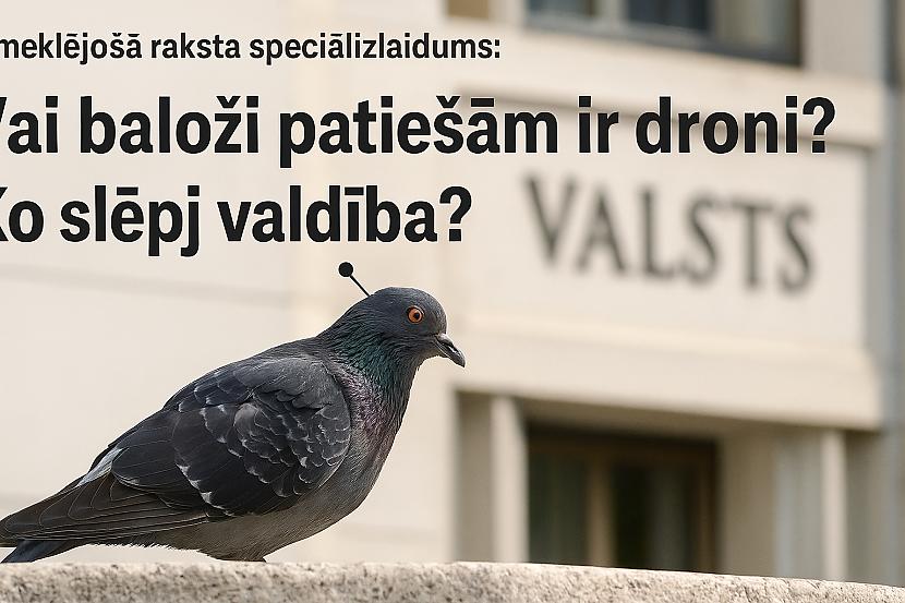  Autors: thegovermenttheories Vai baloži patiešām ir droni? Ko slēpj valdība